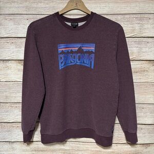 Patagonia Men's mediums Crewneck Sweater in Deep Purple